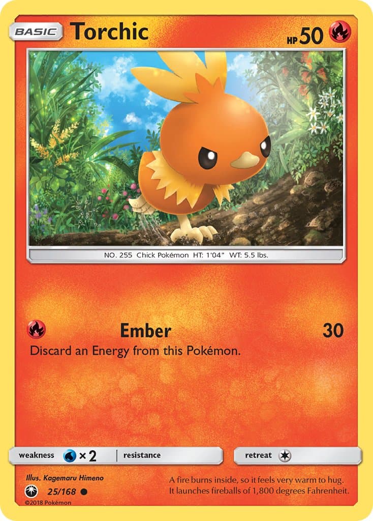 Torchic — Celestial Storm Pokémon card