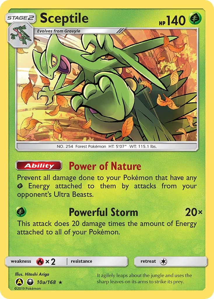 Sceptile Yaa Ya — Celestial Storm Pokémon card