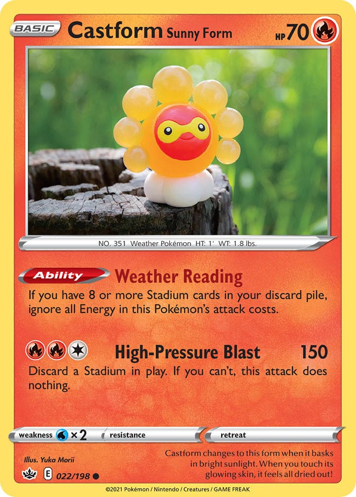 Castform Sunny Form — Chilling Reign