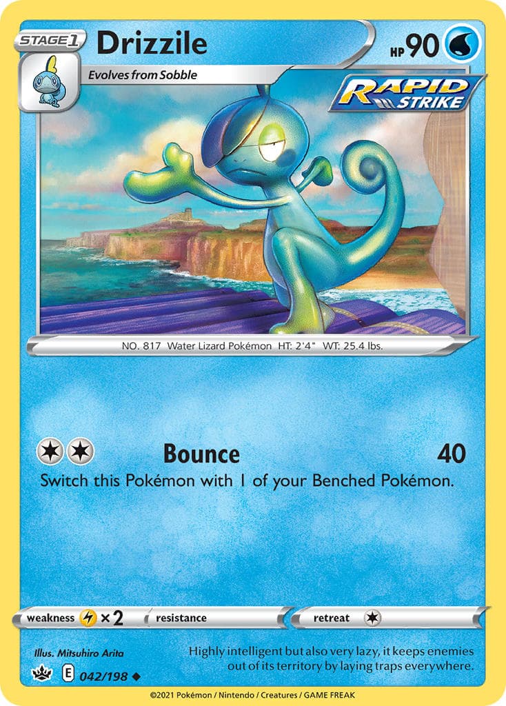 Drizzile — Chilling Reign Pokémon card