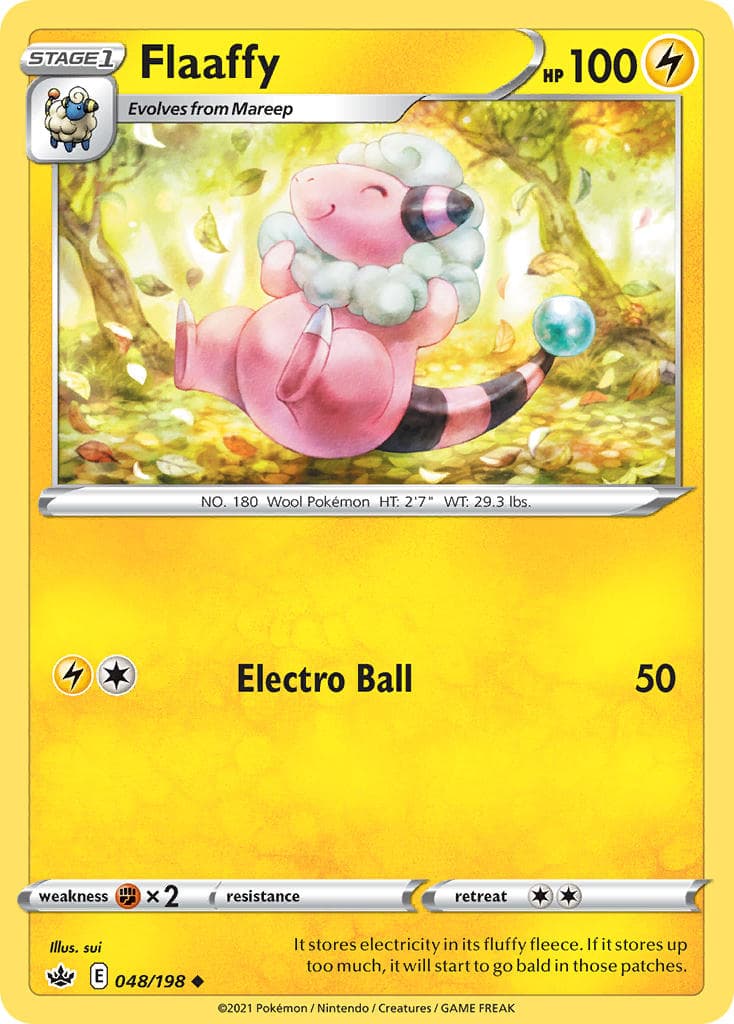 Flaaffy — Chilling Reign Pokémon card