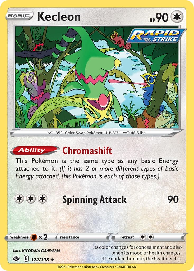 Kecleon — Chilling Reign Pokémon card