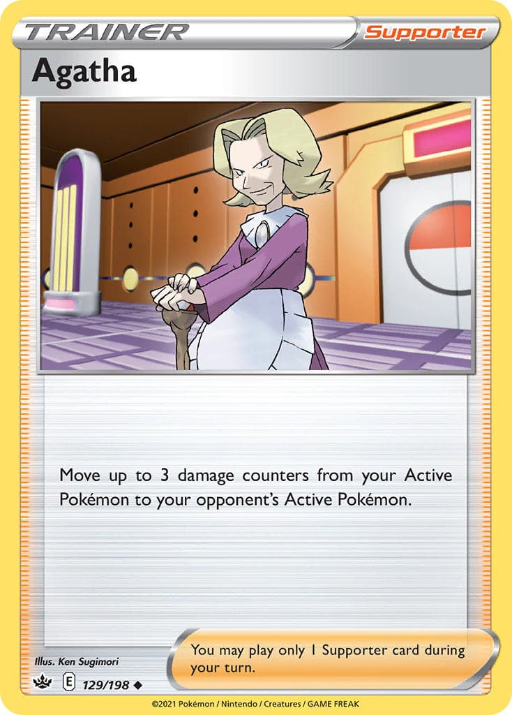 Agatha — Chilling Reign Pokémon card