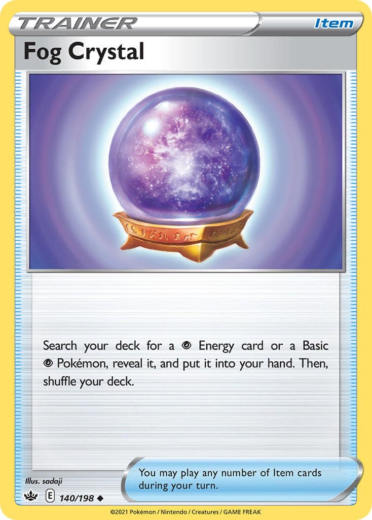 Fog Crystal — Chilling Reign Pokémon card