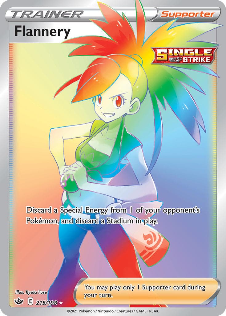 Flannery — Chilling Reign Pokémon card