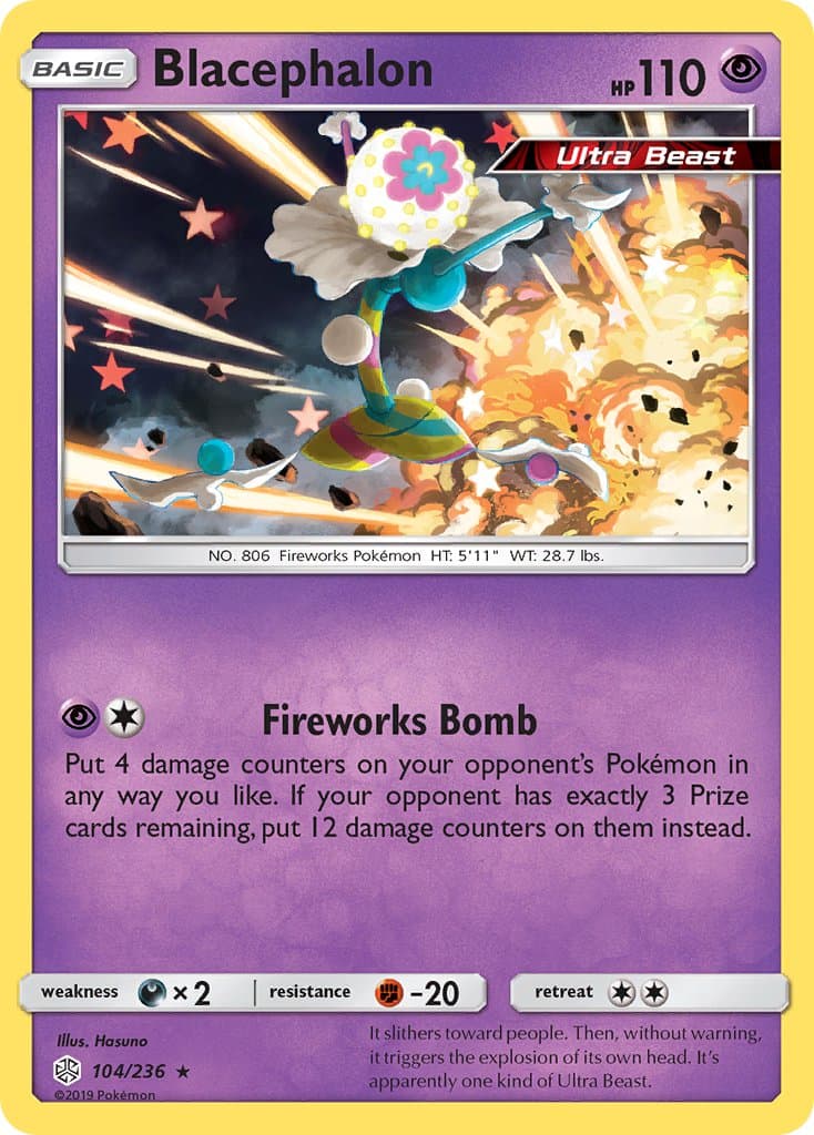 Blacephalon — Cosmic Eclipse Pokémon card