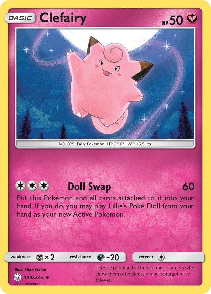 Clefairy — Cosmic Eclipse Pokémon card