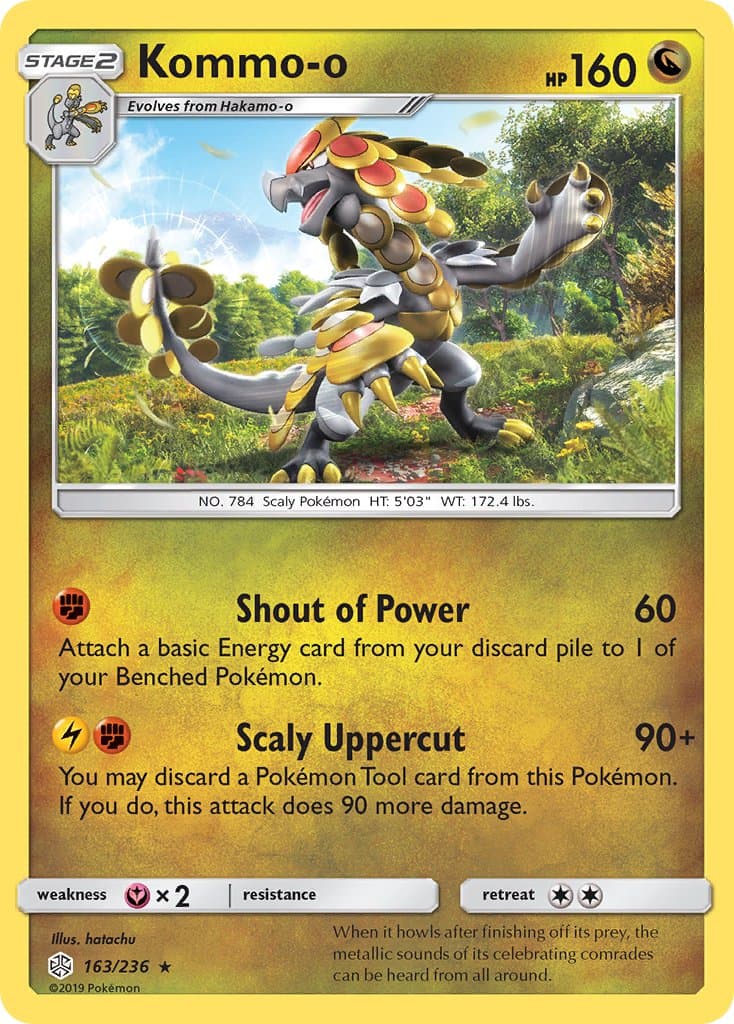 Kommo O — Cosmic Eclipse Pokémon card