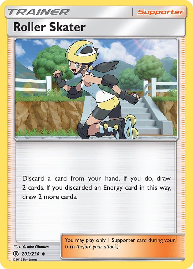 Roller Skater — Cosmic Eclipse Pokémon card
