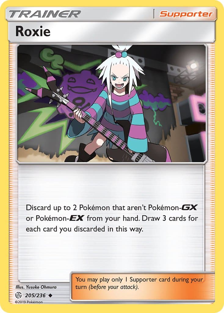 Roxie — Cosmic Eclipse Pokémon card