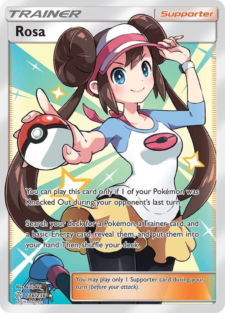 Rosa — Cosmic Eclipse Pokémon card