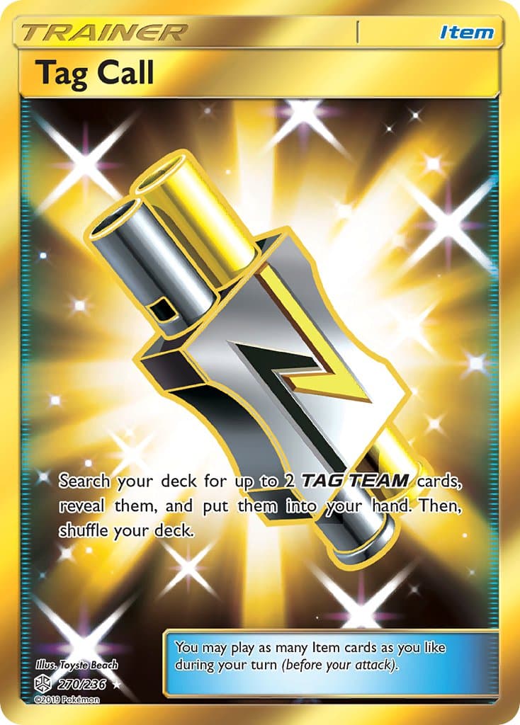 Tag Call — Cosmic Eclipse Pokémon card