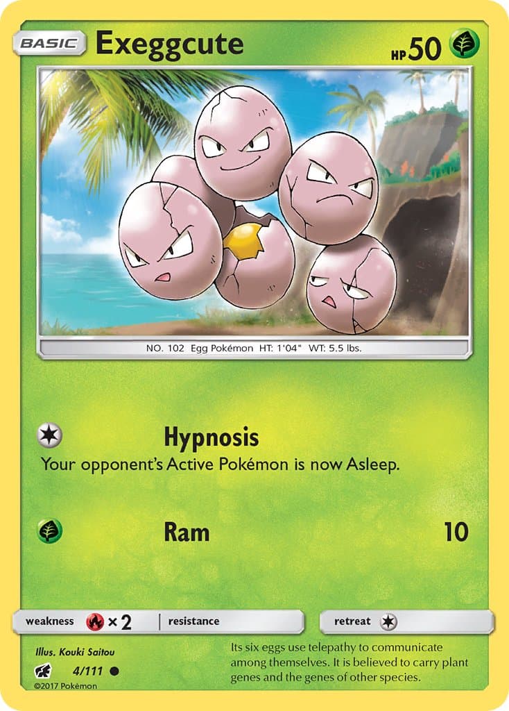 Exeggcute — Crimson Invasion Pokémon card