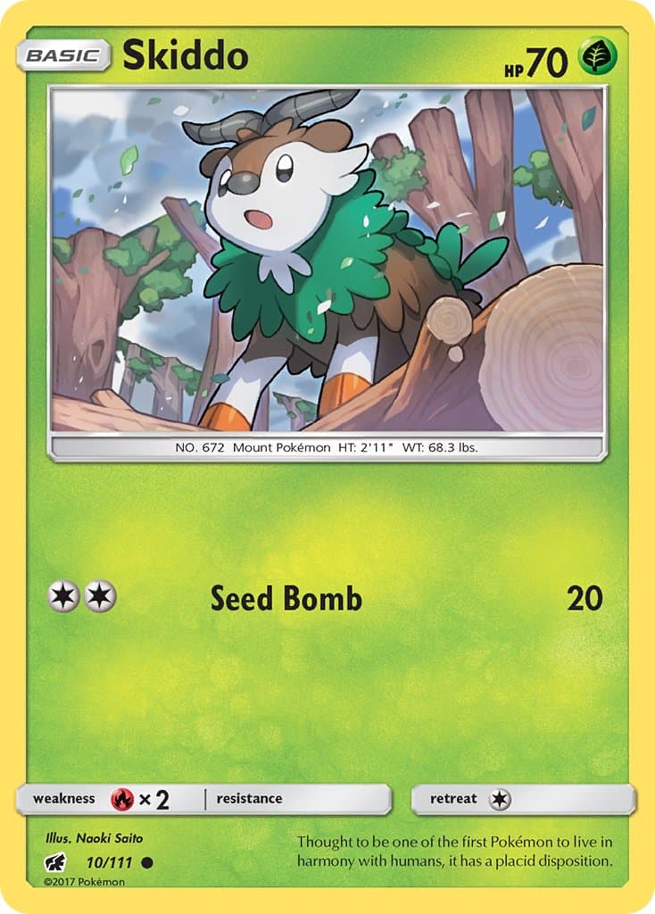 Skiddo — Crimson Invasion Pokémon card