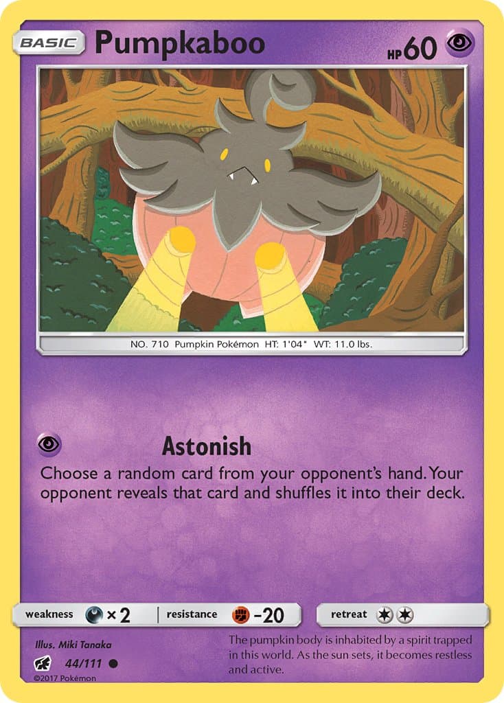 Pumpkaboo — Crimson Invasion Pokémon card