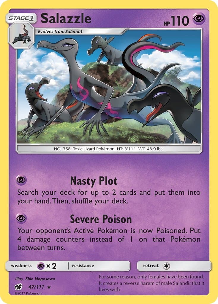 Salazzle — Crimson Invasion Pokémon card
