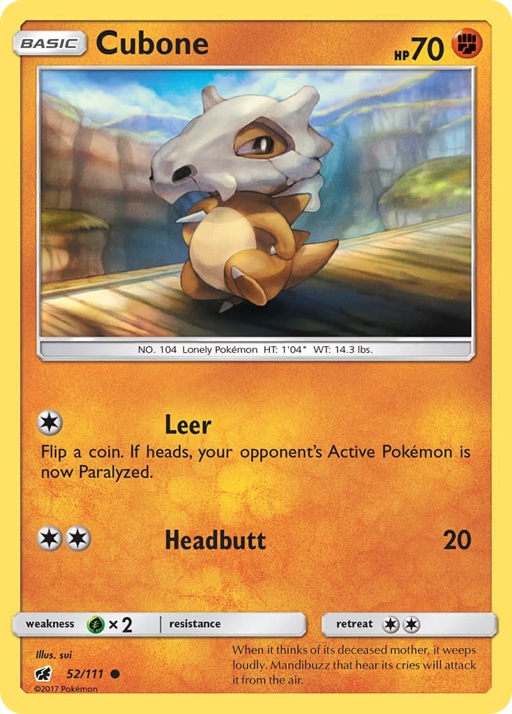 Cubone — Crimson Invasion