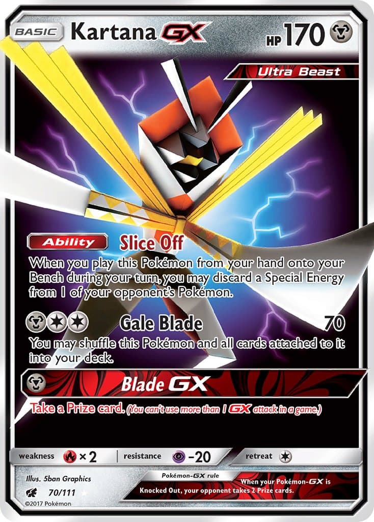Kartana Gx — Crimson Invasion Pokémon card