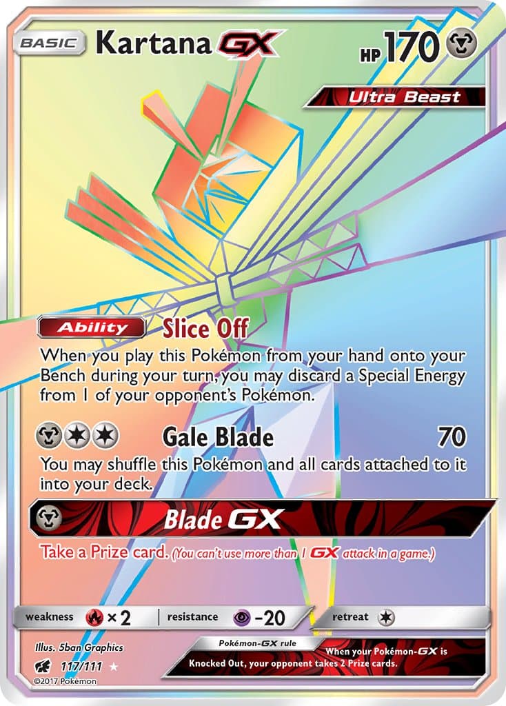Kartana Gx — Crimson Invasion Pokémon card