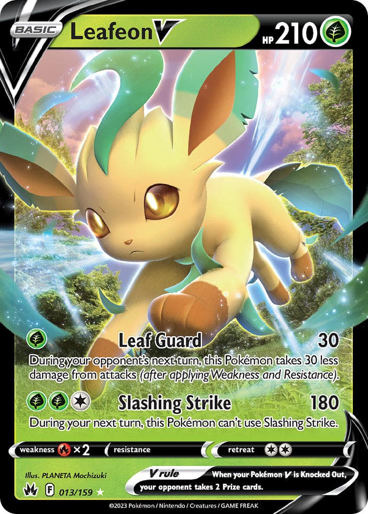 Leafeon V — Crown Zenith