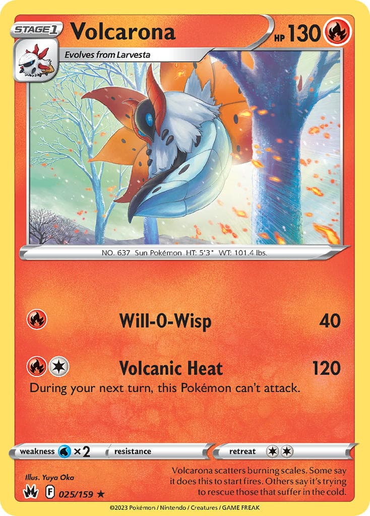 Volcarona — Crown Zenith