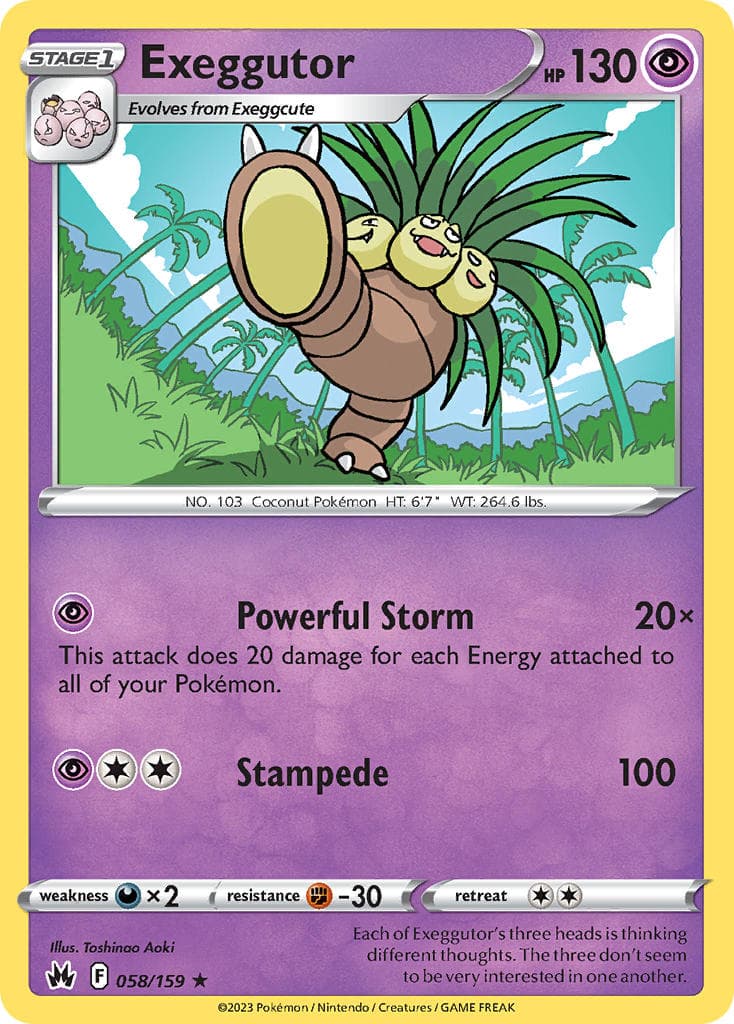 Exeggutor — Crown Zenith