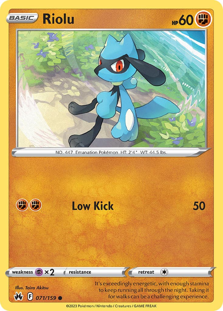 Riolu — Crown Zenith