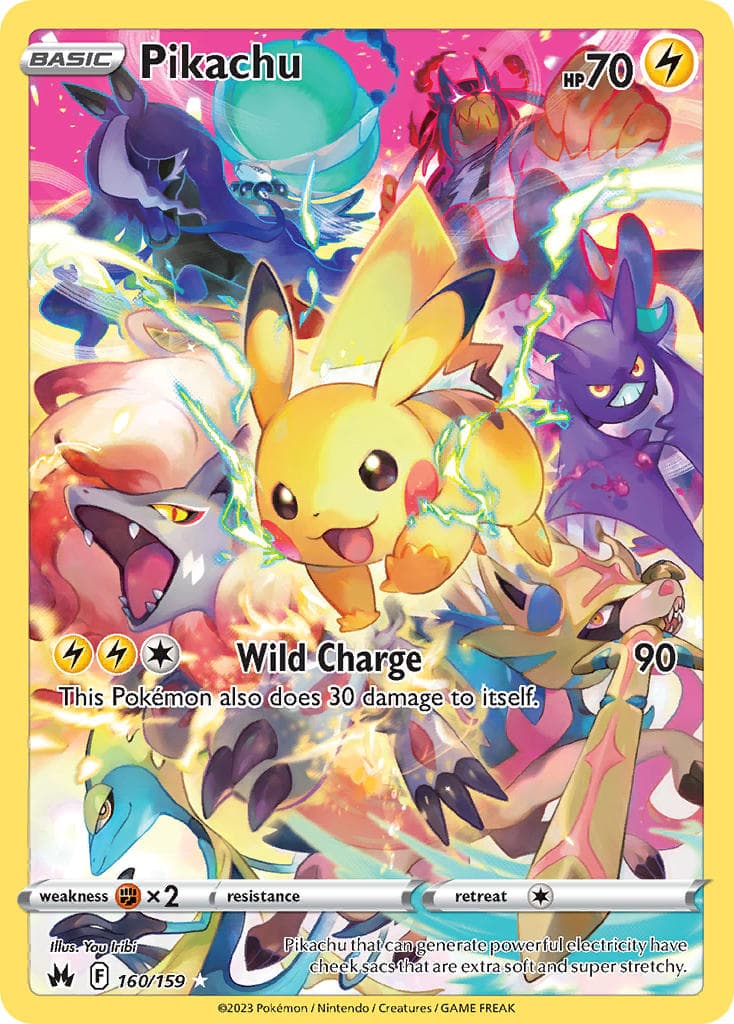 Pikachu — Crown Zenith Pokémon card