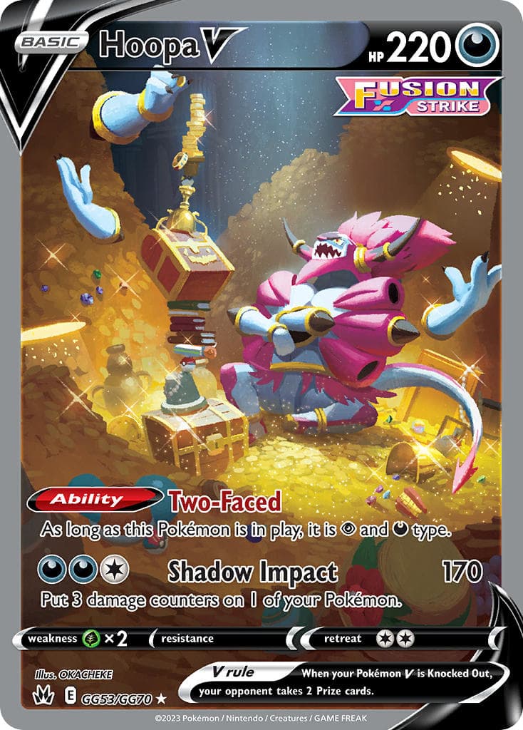 Hoopa V — Crown Zenith Pokémon card
