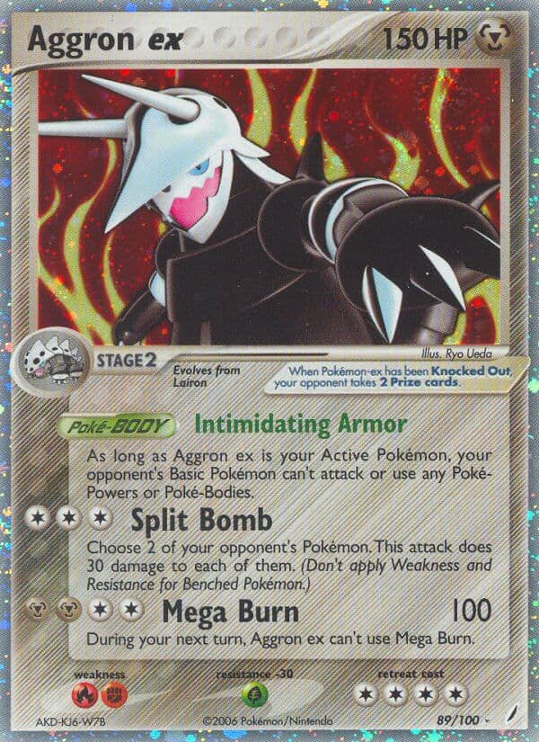 Aggron Ex — Crystal Guardians Pokémon card