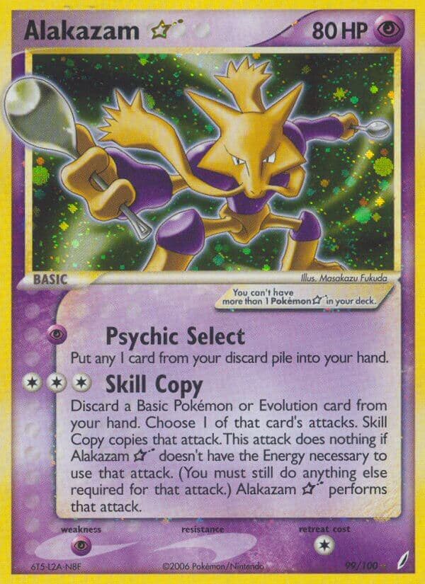 Alakazam Star — Crystal Guardians Pokémon card