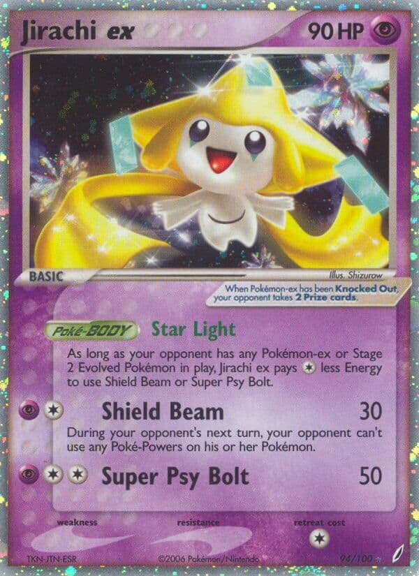Jirachi Ex — Crystal Guardians Pokémon card