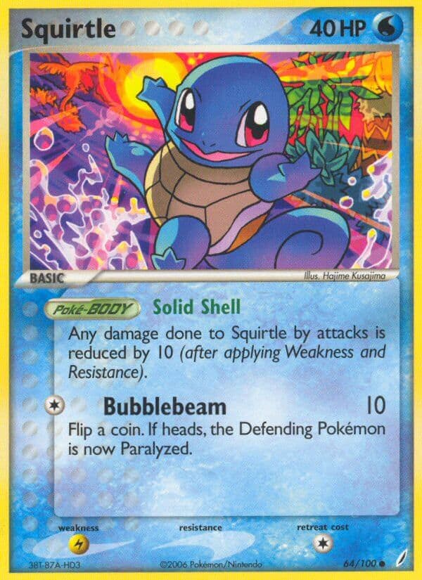 Squirtle — Crystal Guardians Pokémon card