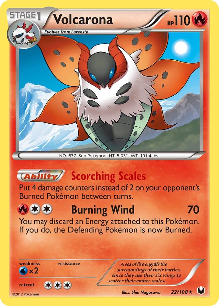 Volcarona — Dark Explorers