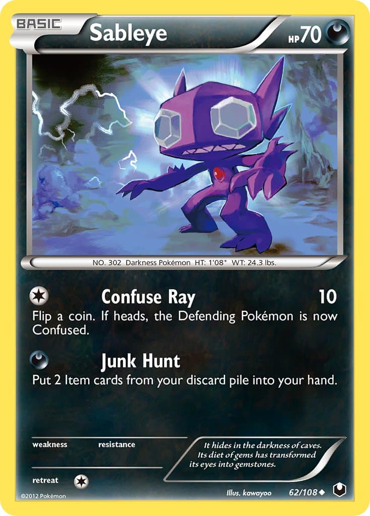 Sableye — Dark Explorers Pokémon card