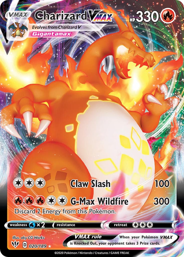 Charizard Vmax — Darkness Ablaze