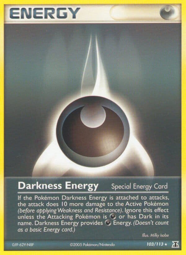 Darkness Energy — Delta Species Pokémon card