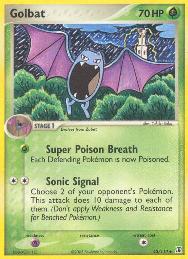 Golbat — Delta Species Pokémon card