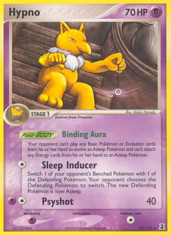 Hypno — Delta Species Pokémon card