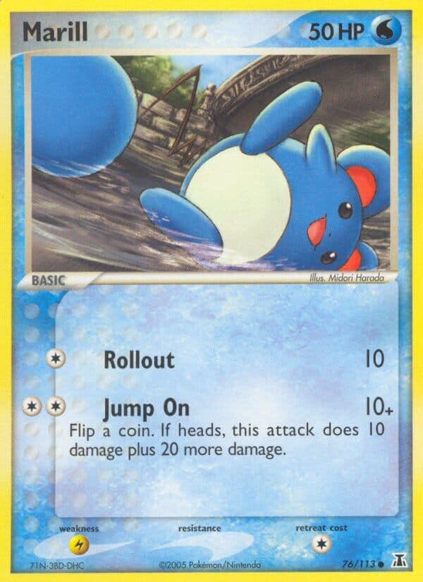 Marill — Delta Species Pokémon card