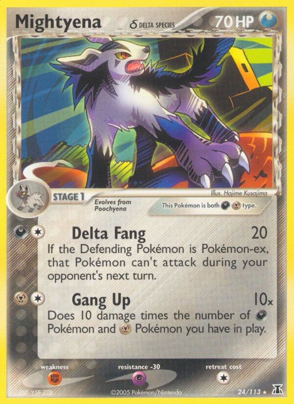 Mightyena D — Delta Species Pokémon card