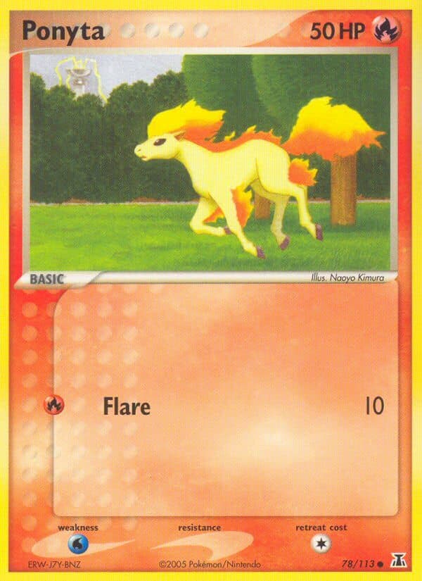 Ponyta — Delta Species Pokémon card