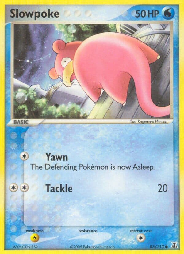 Slowpoke — Delta Species Pokémon card
