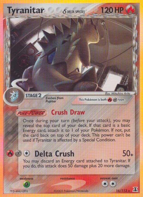 Tyranitar D — Delta Species Pokémon card