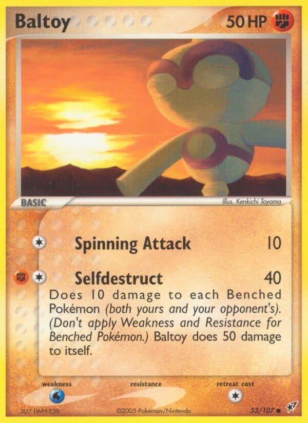 Baltoy — Deoxys Pokémon card