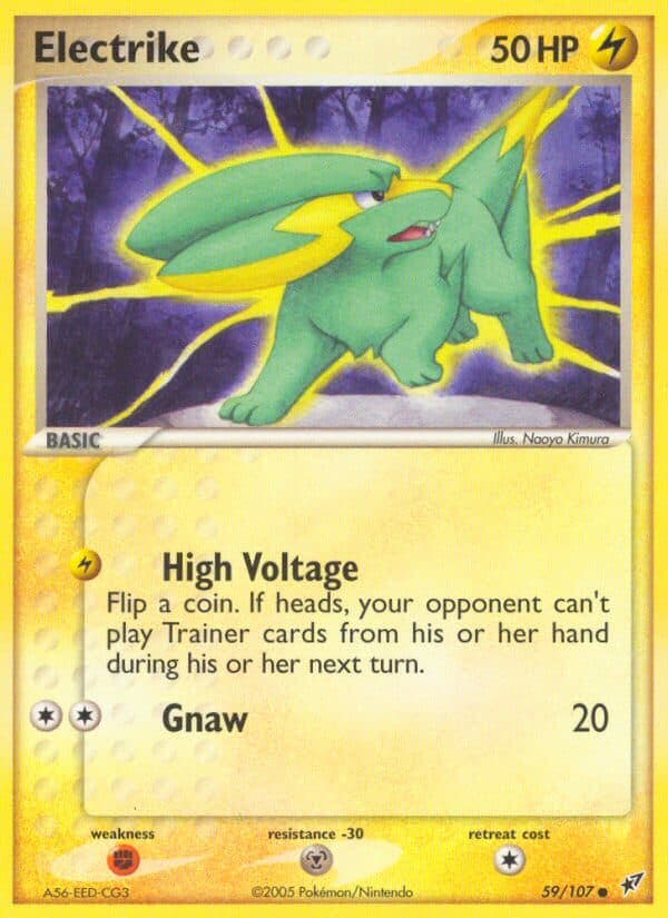 Electrike — Deoxys Pokémon card