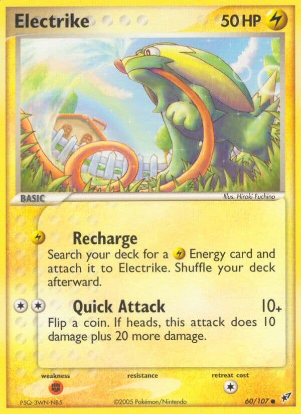 Electrike — Deoxys Pokémon card