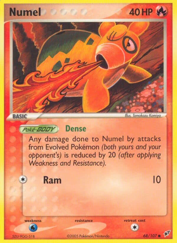 Numel — Deoxys Pokémon card
