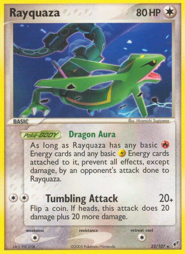 Rayquaza — Deoxys Pokémon card