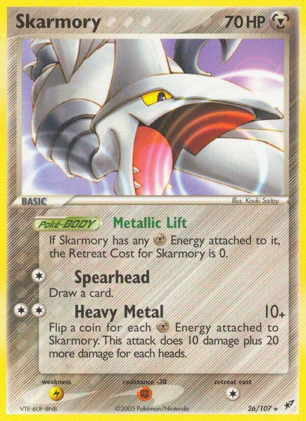 Skarmory — Deoxys Pokémon card